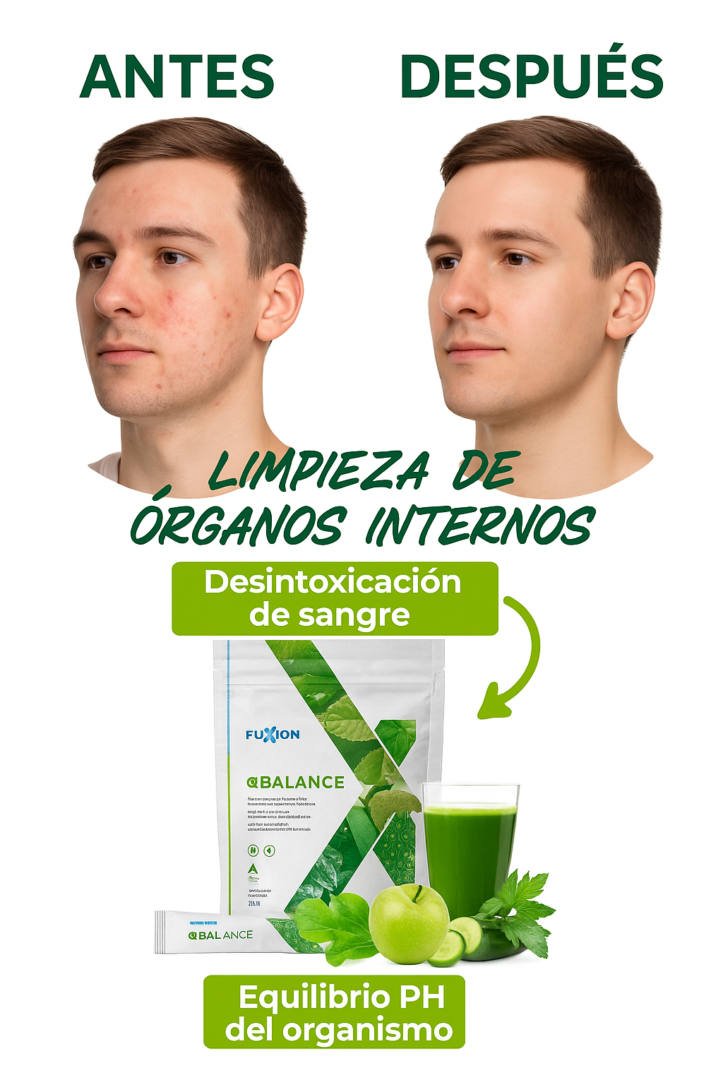 Elimina el acné Alphabalance Fuxion