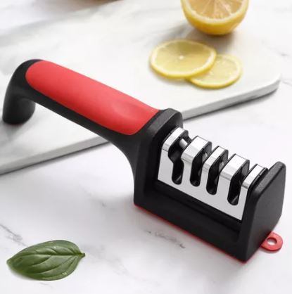 Afilador De Cuchillos Pro Multifuncional Mango Ergonómico