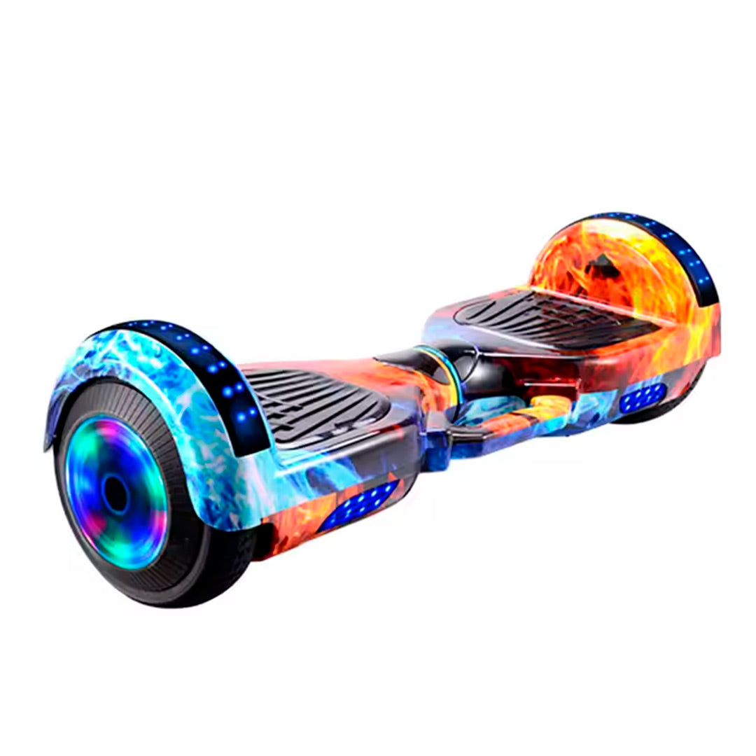 Malumeta Scooter Eléctrica Patineta Con Bluetooth Luces Led