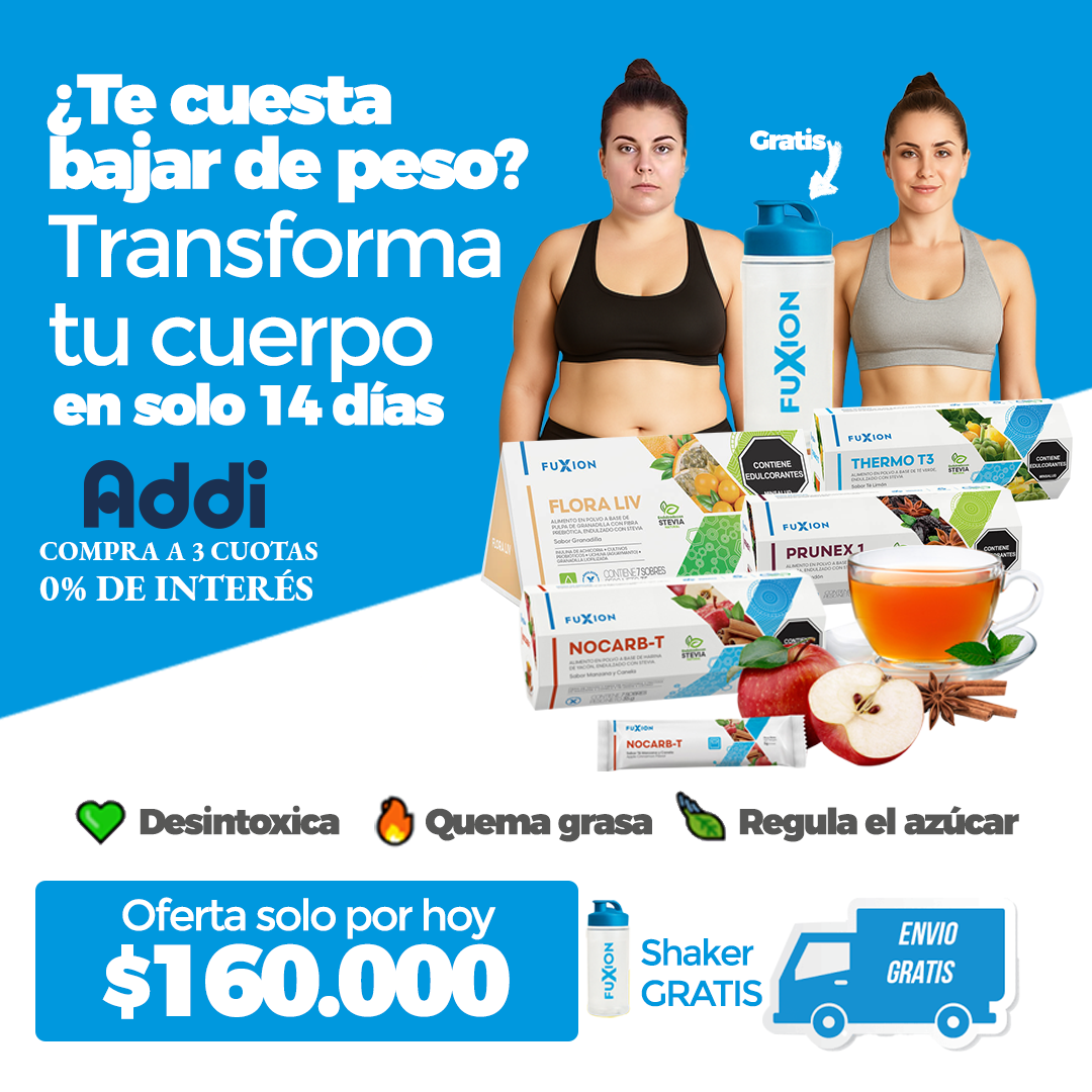 Baja de peso en 14 días. Envio gratis + Shaker 📦🛵