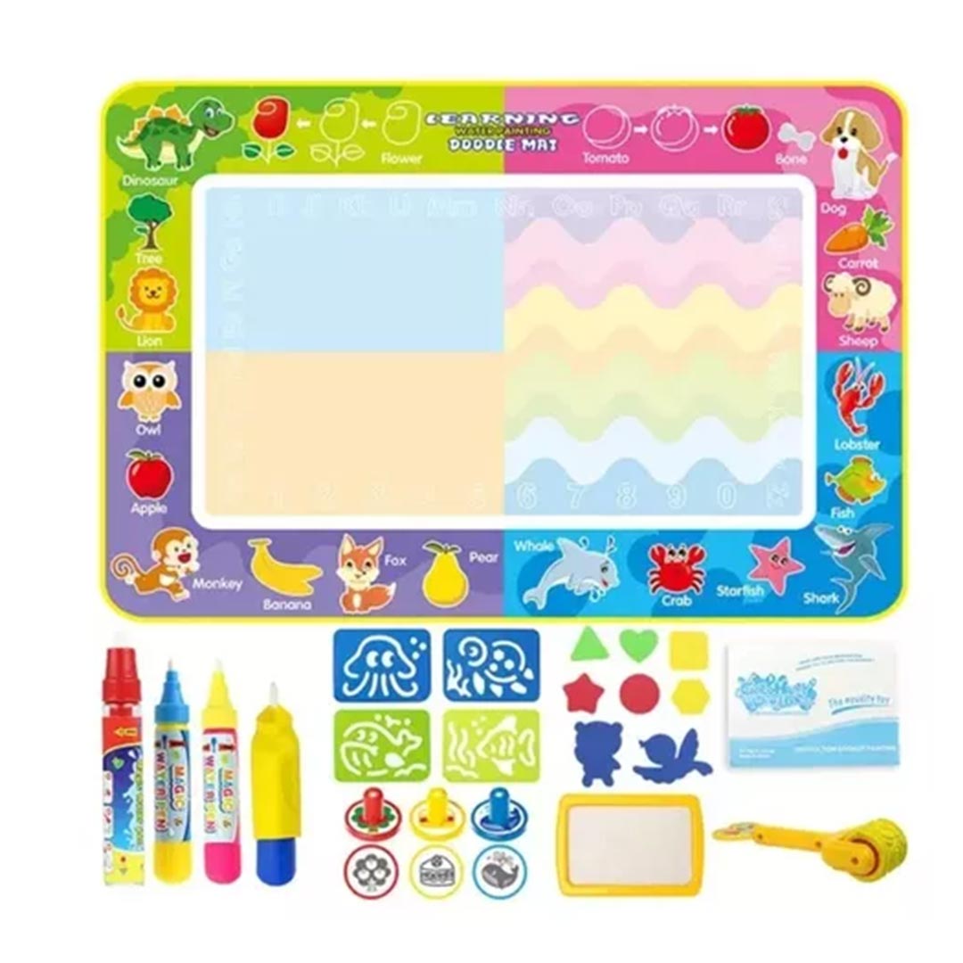 Tapete Magico Didactico Para Pintar Juego Niños + Accesorios