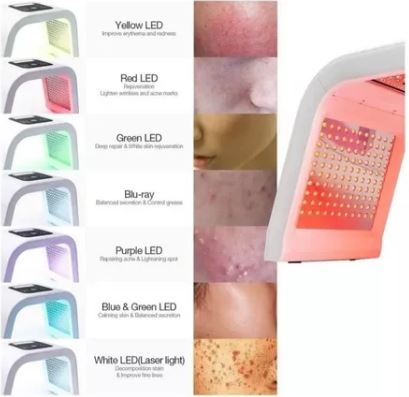 Maquina Facial Fototerapia Led