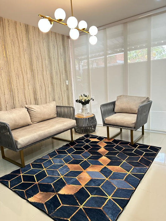 Tapete Rombos, alfombra, hogar moderno 150*200 cm
