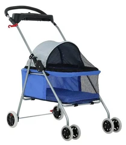 Coche Para Mascotas Paseador Mascotas Plegable Impermeable