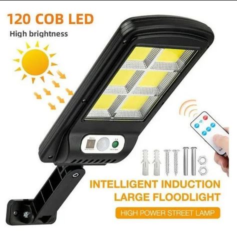 Lampara solar con sensor de movimiento