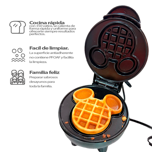 Waflera Mini Mickey Mouse Wafles Infantiles Niños