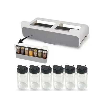 Organizador Plegable Especias Cocina X 6 Tarros