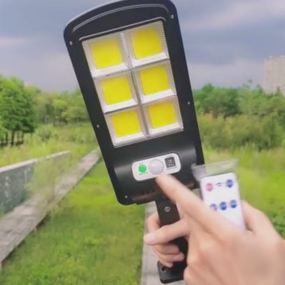Lampara Solar Led Exterior Pared Sensor Movimiento Control