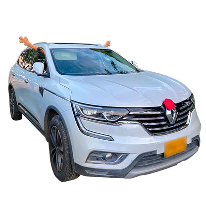 Renos  De Navidad Para Carro + Nariz