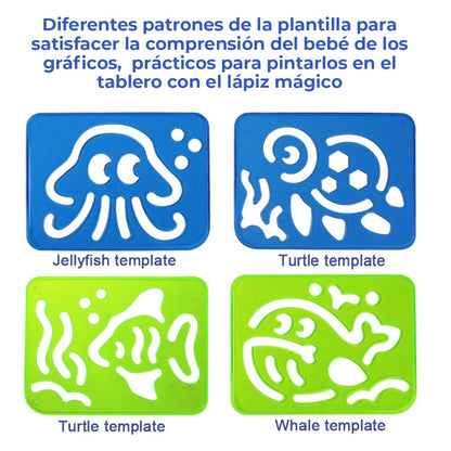 Tapete Magico Didactico Para Pintar Juego Niños + Accesorios