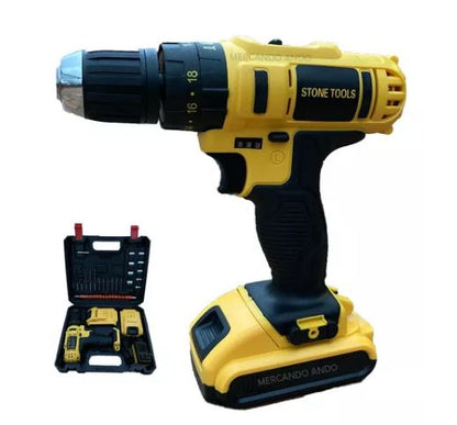 Taladro Inalambrico Percutor 24v Voltios 3/8 Herramientas