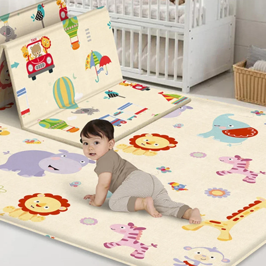 Tapete  Plegable Para Bebe Doble Faz 120x180