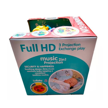 Juguete Proyector Interactivo Para Bebe Luces Sonido Volante